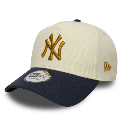Bone Unissex New Era 9Forty A-Frame MLB NY Yankees Bege-60759012- -1-